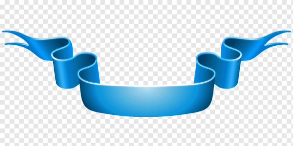 Голубая лента для фотошопа