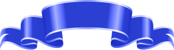 Голубая лента для надписи