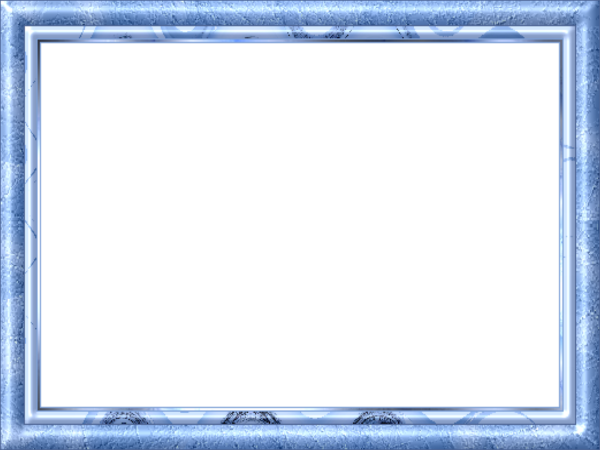 Рамка синяя