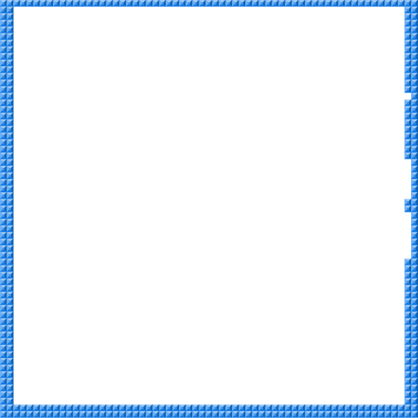 Голубая рамка для фотошопа