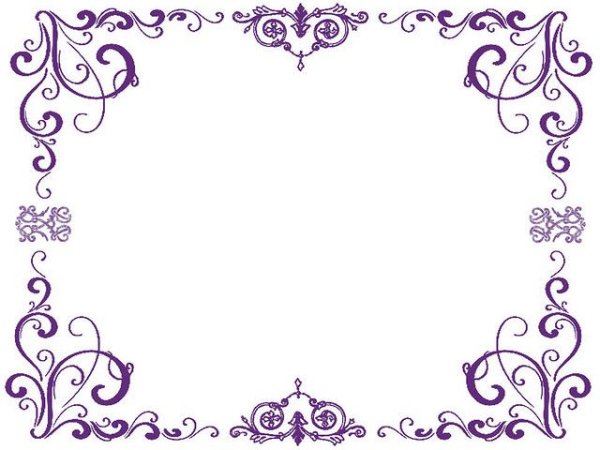 Фиолетовая рамка для текста