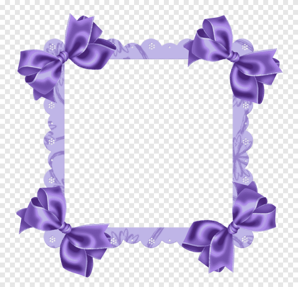 Сиреневая рамка