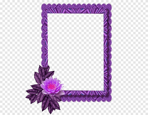 Фоторамки сиреневые