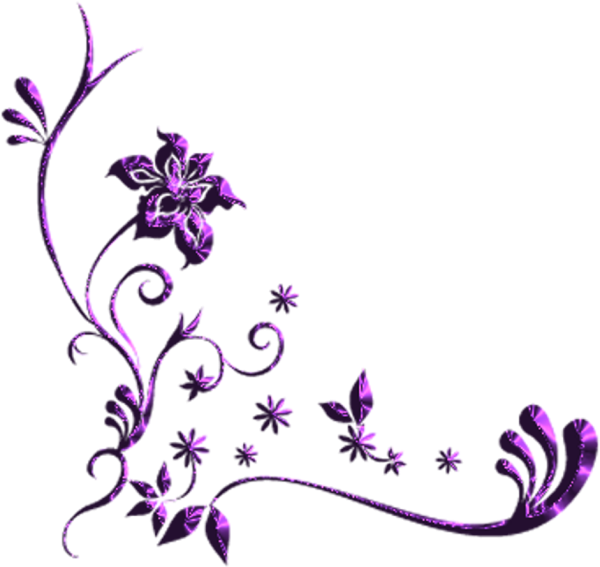 Фиолетовые узоры на белом фоне