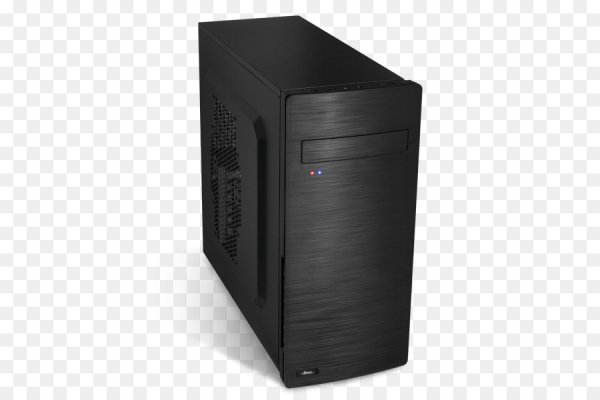 Системный блок компьютера на прозрачном фоне