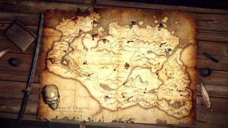 The Elder Scrolls 5 Skyrim карта