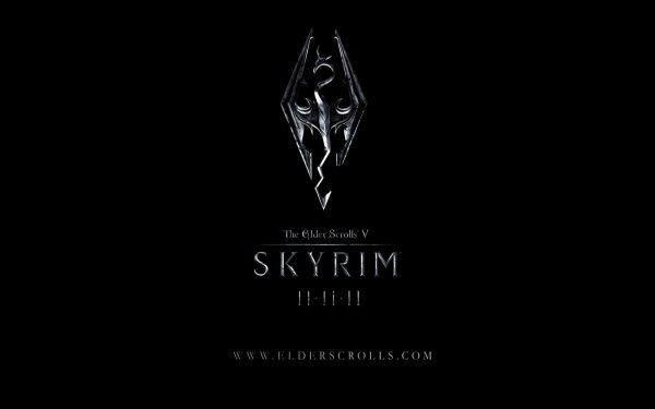 The Elder Scrolls v Skyrim лого