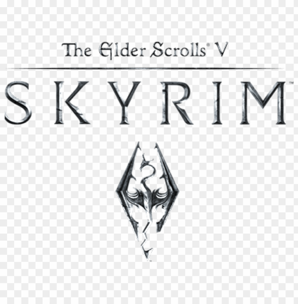 The Eider Scrolls v: Skyrim логотип