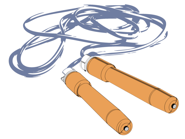 Скакалка клипарт на прозрачном фоне