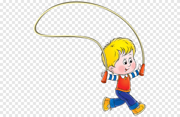 Дети прыгают на скакалке