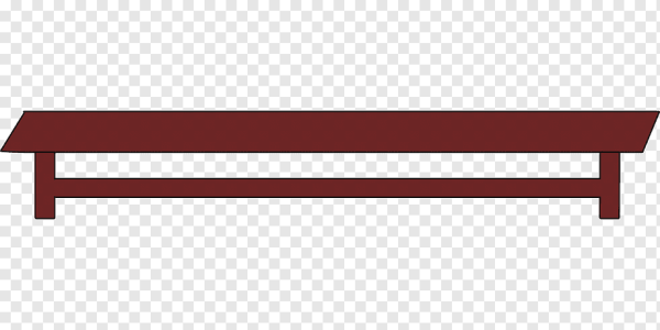Лавка для детей на прозрачном фоне