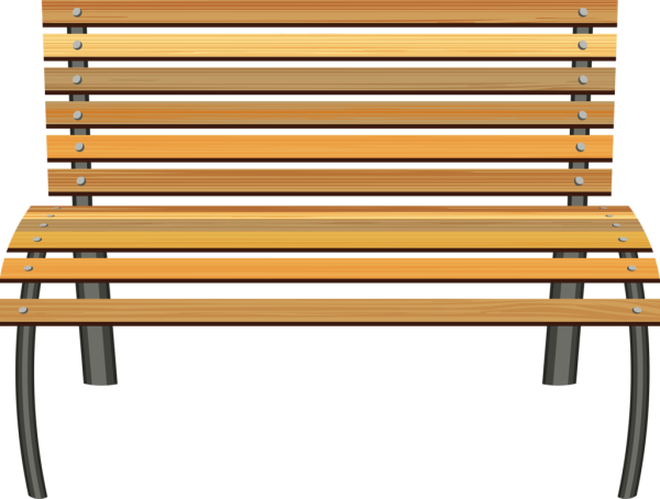 Скамейка на прозрачном фоне