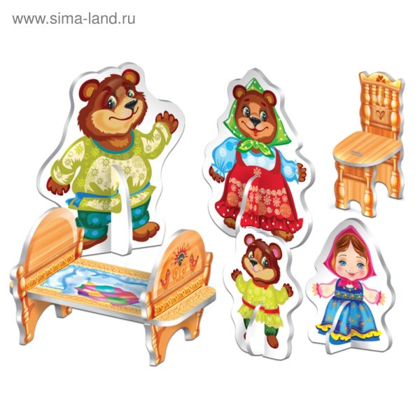 Театр на фланелеграфе Маша и медведь