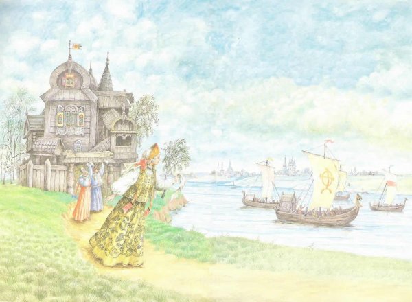 Фон для презентации сказки Пушкина