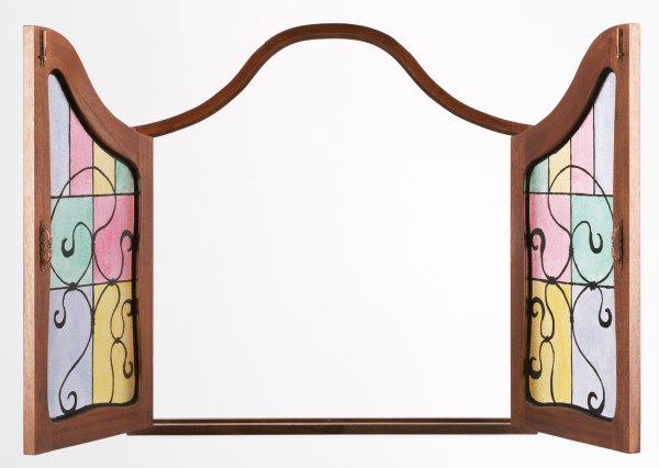 Сказочное окно со ставнями