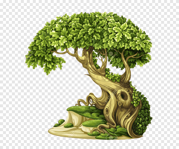 Сказочное дерево с дуплом