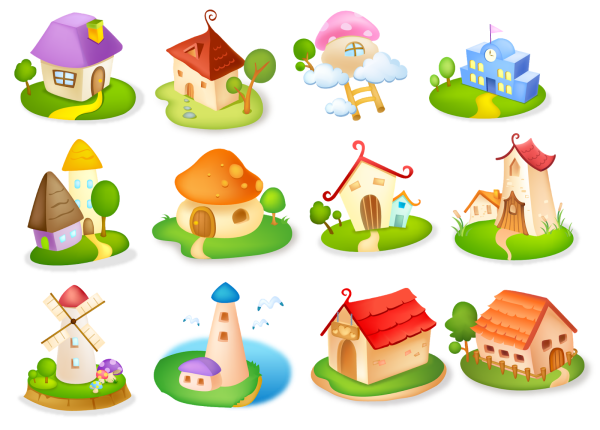 Векторный домик