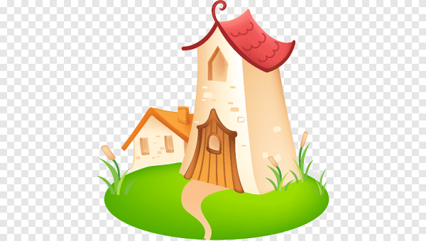 Сказочный домик мультяшный