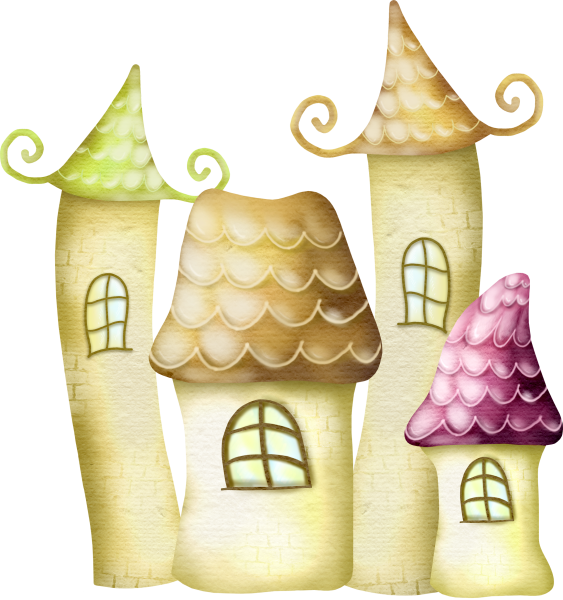 Сказочные домики мультяшные