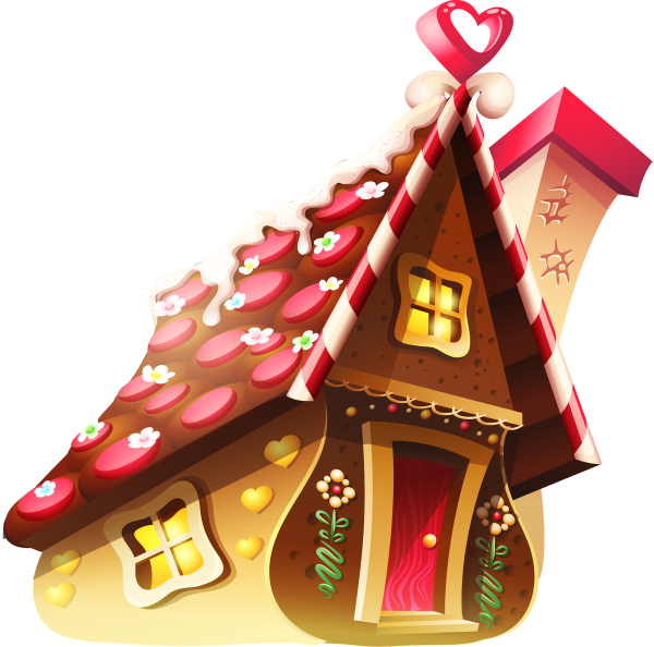 Пряничный домик мультяшный