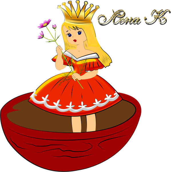 Дюймовочка отрисовки