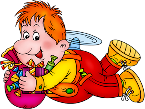 Карлсон на прозрачном фоне