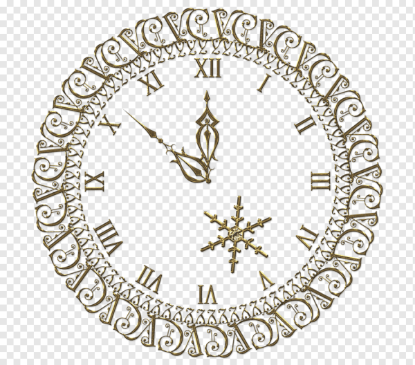 Циферблат новогодних часов