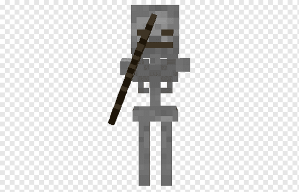 Скелет в МАЙНКРАФТЕ рисунок