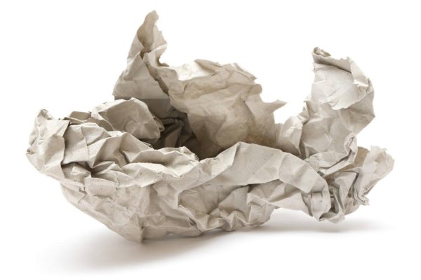 Мятая бумага