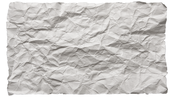 Мятая рваная бумага