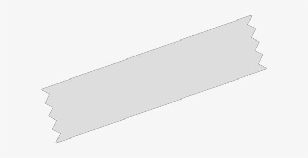 Кусочек скотча без фона