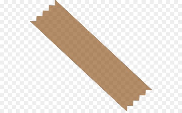 Кусочек скотча без фона