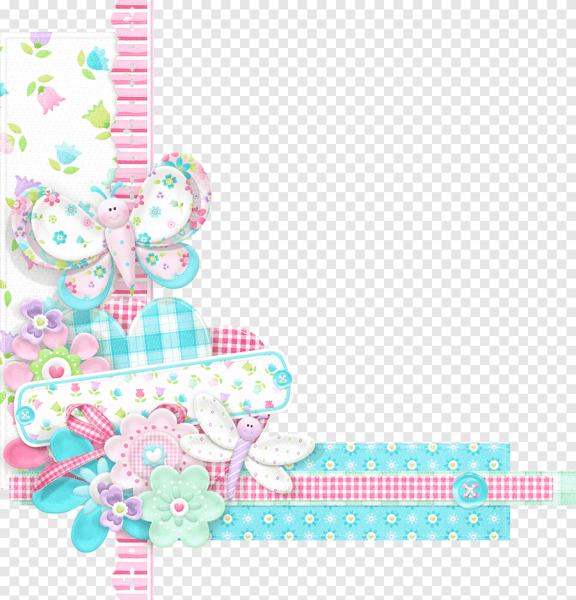 Скрапбукинг детский на прозрачном фоне