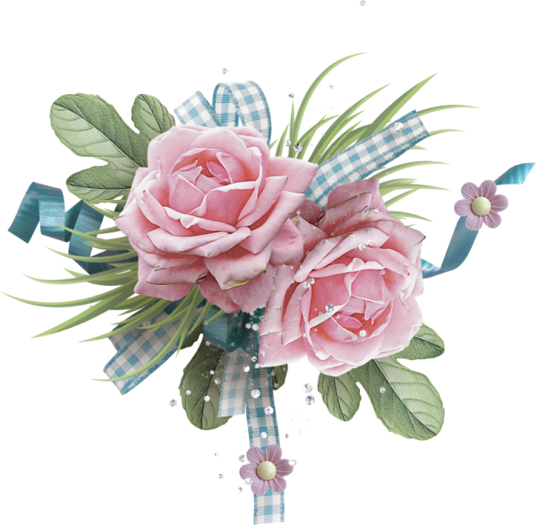 Скрап цветы прозрачный фон