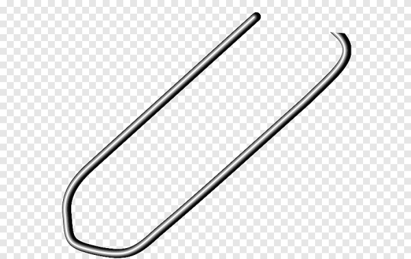 Скрепка без фона