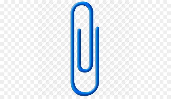 Скрепка без фона