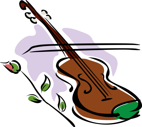 Скрипка без фона