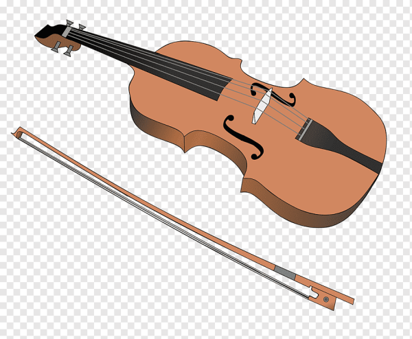 Скрипка мультяшная