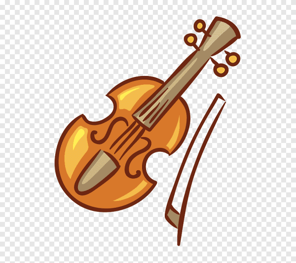 Скрипка мультяшная