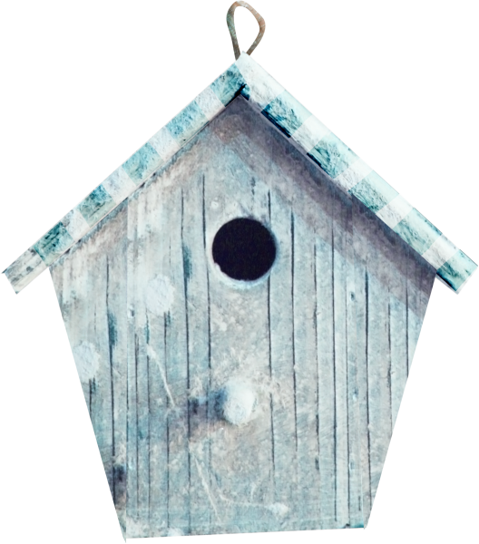 Скворечник на прозрачном фоне