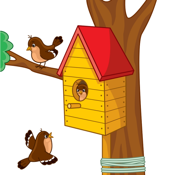 Скворечники мультяшные