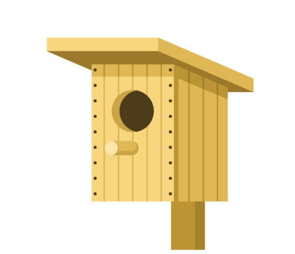 Скворечник без фона