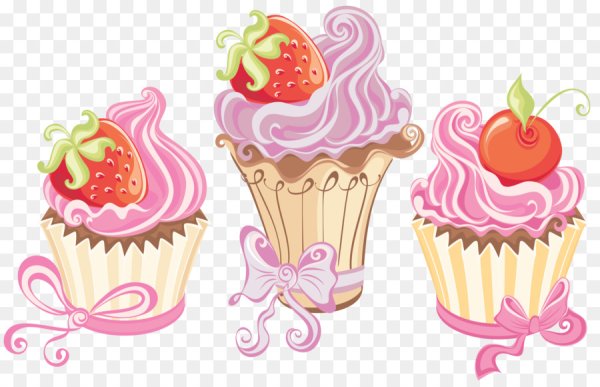 Сладости на прозрачном фоне