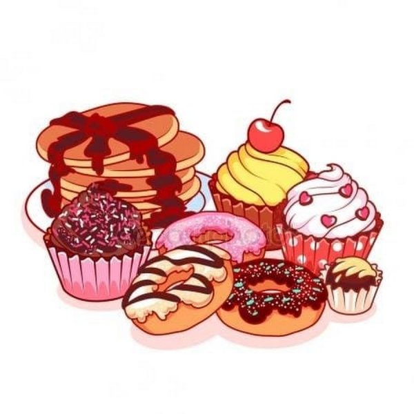 Иллюстрации кондитерских изделий