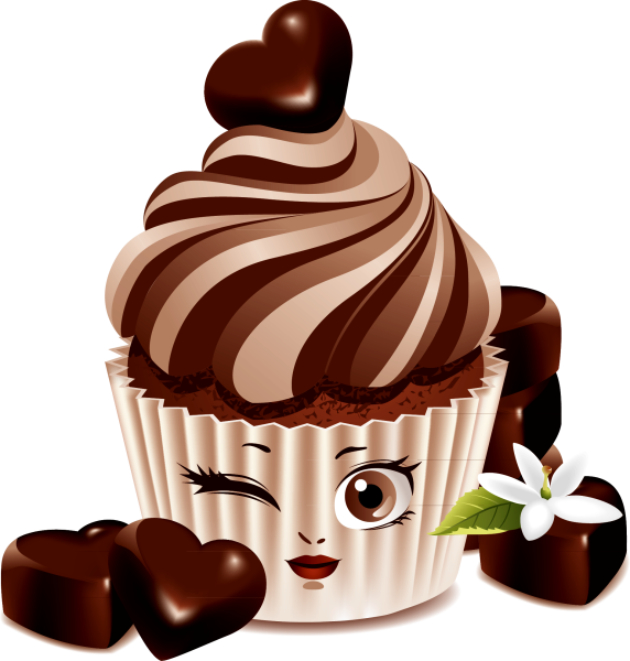 Вкусняшки на прозрачном фоне