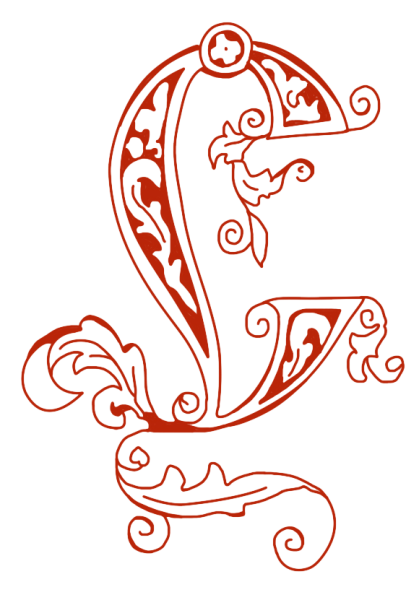 Буквица Славянская буква а