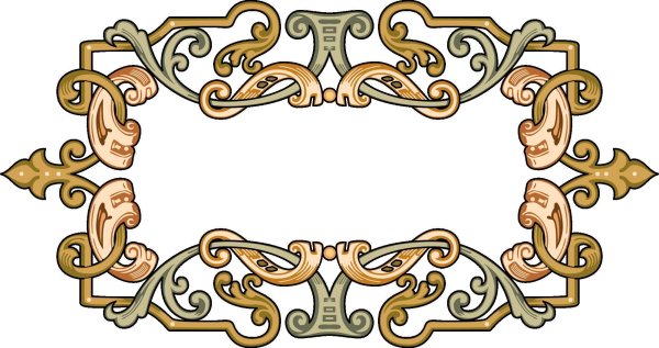 Рамка в Старорусском стиле