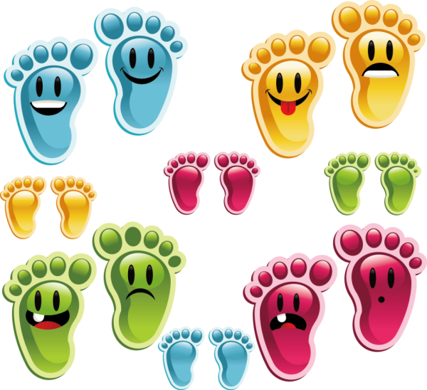 Отпечатки детских ног