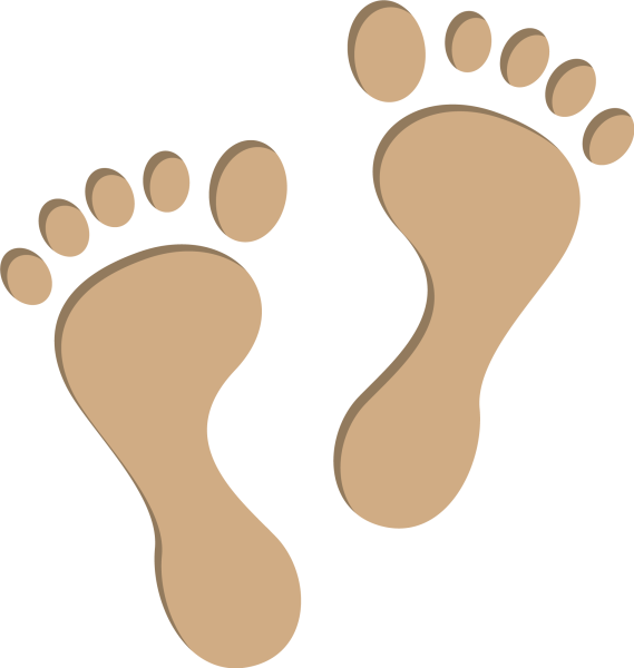 Отпечаток человеческой ноги