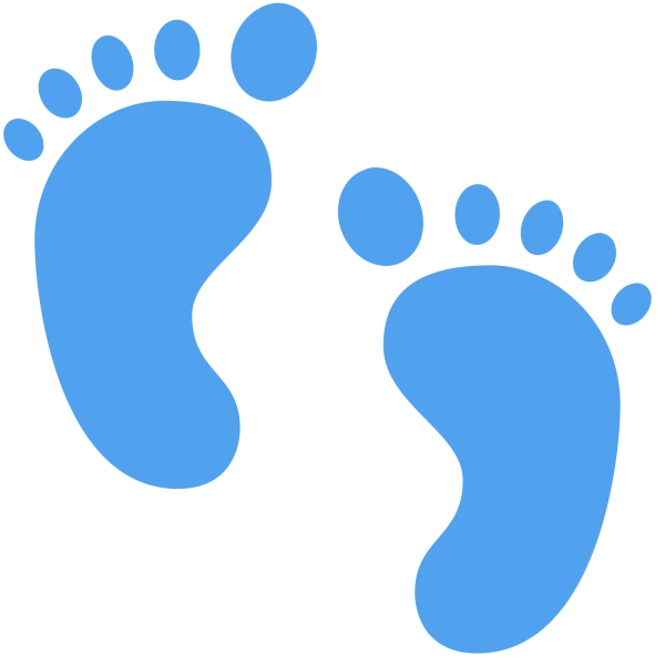 Детские следы ног